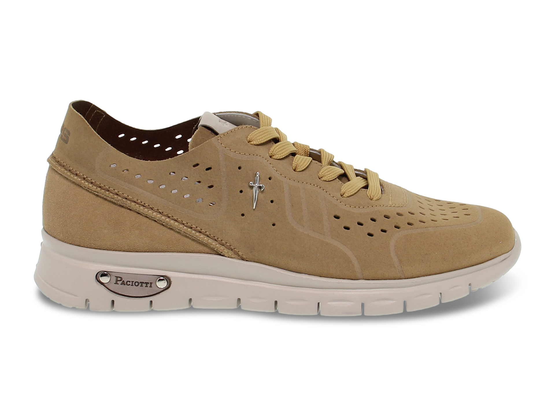 CESARE PACIOTTI 4US スエードブーツ ベージュ Sneakers Cesare Paciotti 4us WU2 MADISON in sand suede leather