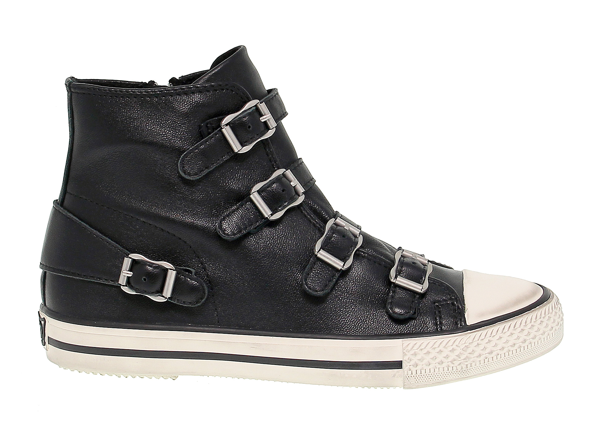 Sneakers Ash in black tassel Guidi Calzature New Collection Fall Winter 2024 Guidi Calzature