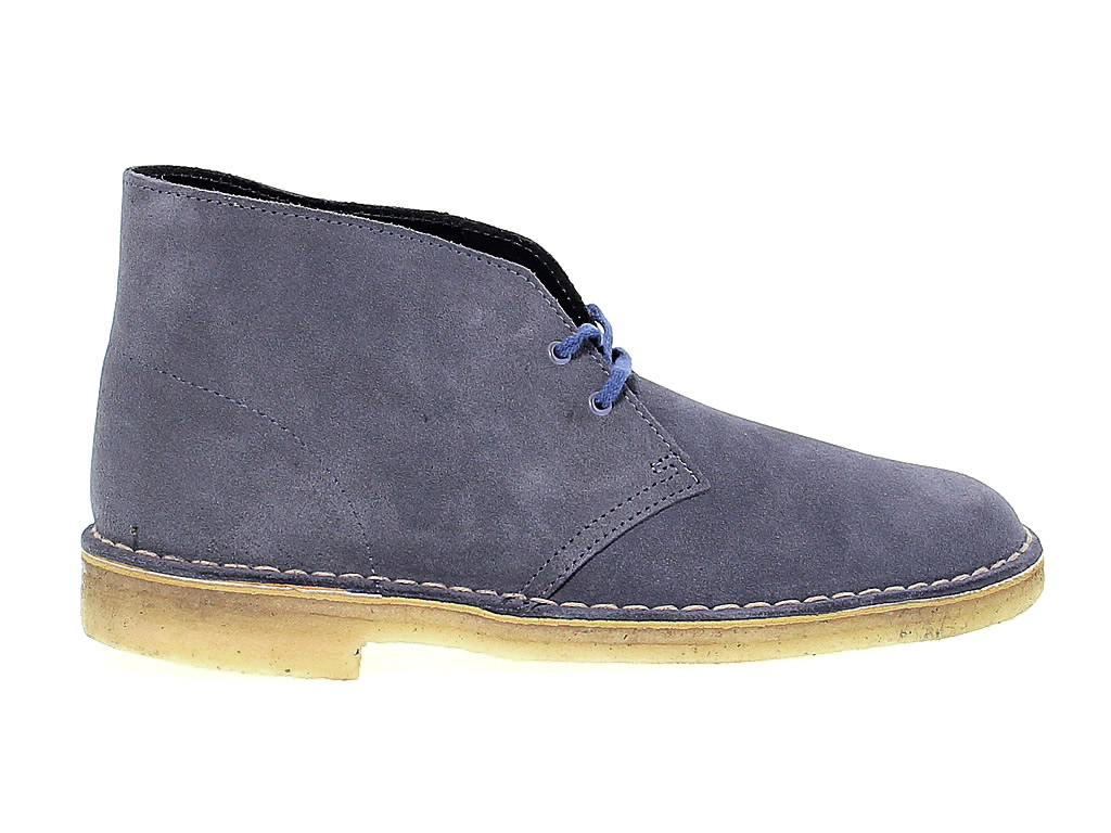 Jeans Clarks Desert Boots Mens Blue Low Boot Clarks DESERT BOOT In