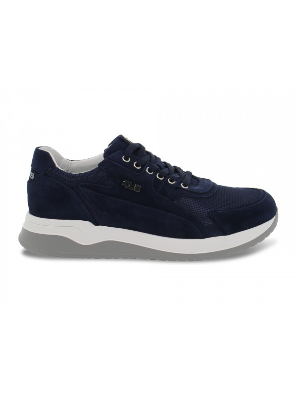 Sneakers Cesare Paciotti 4us CRICKET 4US in camoscio e nylon blu