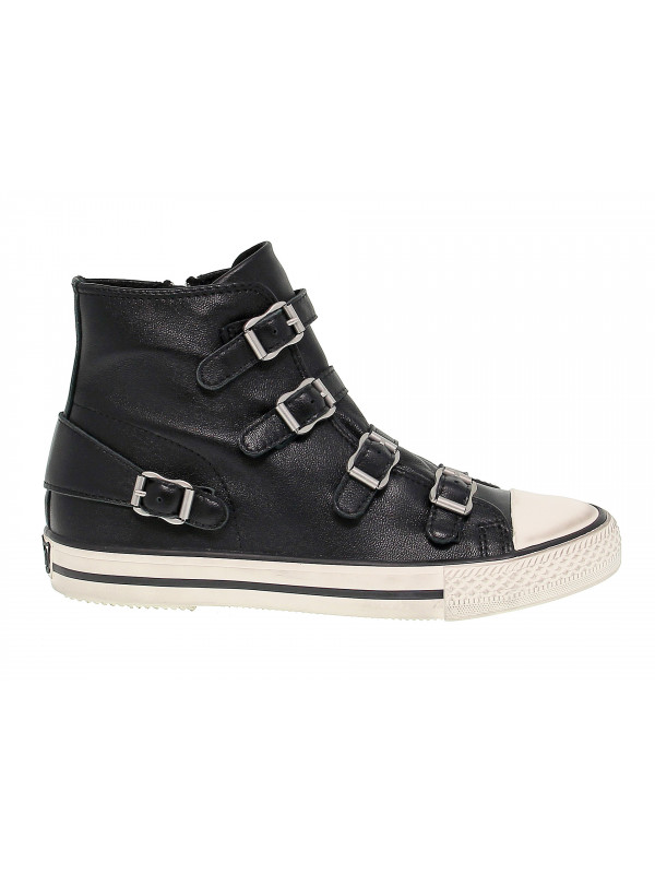 Sneakers Ash in nappa nero