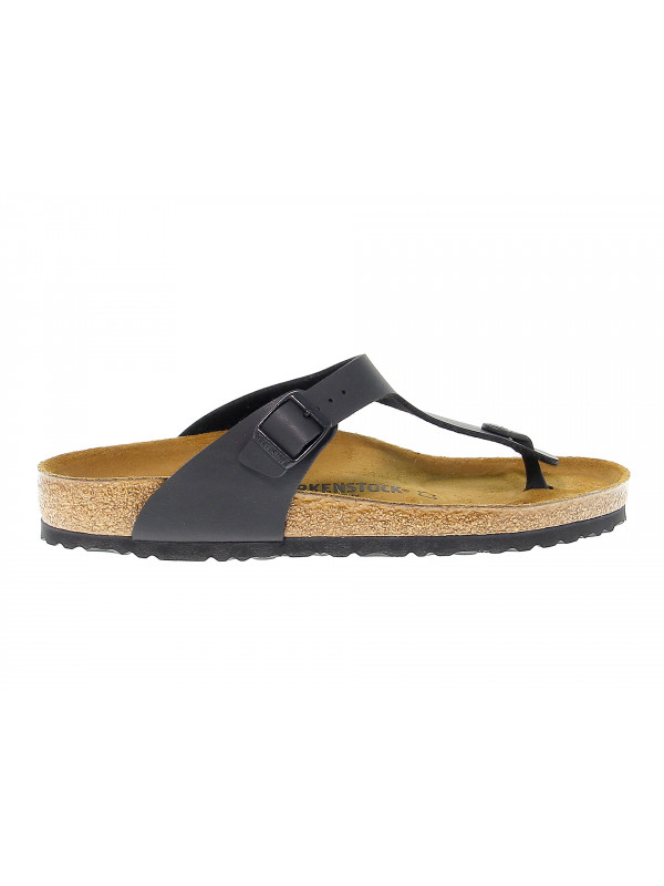 Sandalo Birkenstock GIZEH in birkoflor nero