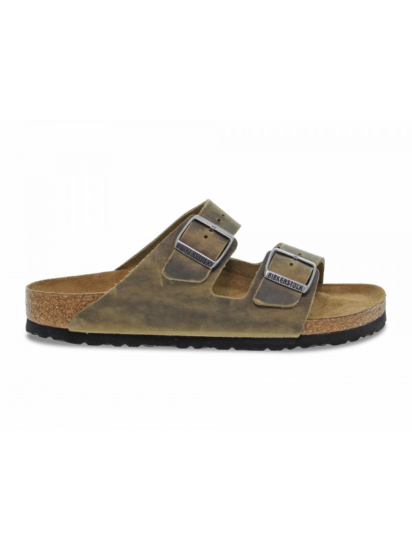 Sandalo Birkenstock ARIZONA in pelle fango