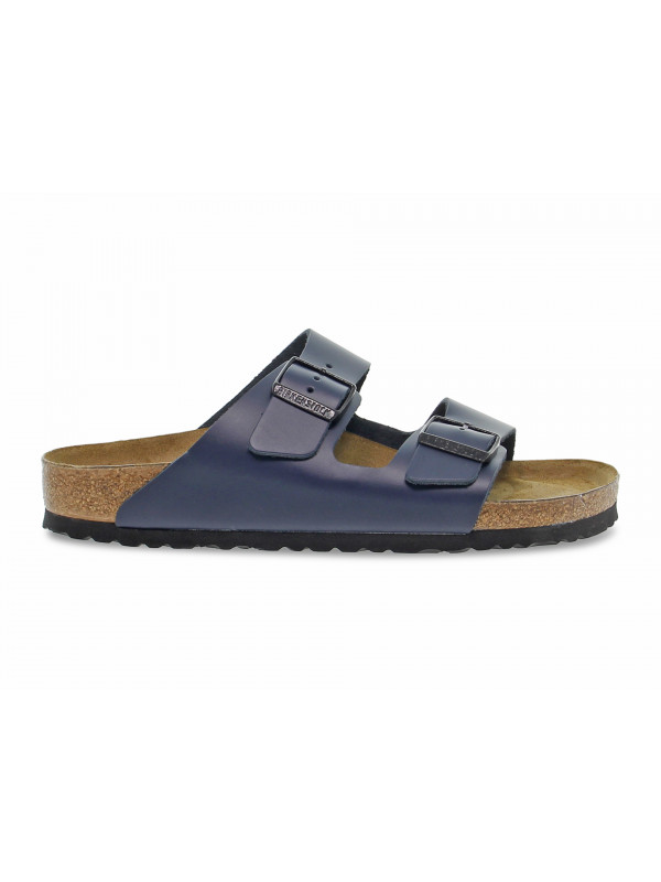 Sandalo Birkenstock ARIZONA in pelle blu