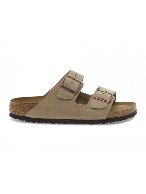 Sandalo basso Birkenstock ARIZONA SOFT FOOTBED in pelle tabacco