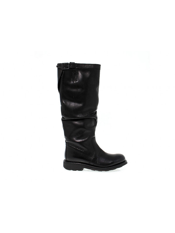 Stivale Bikkembergs VINTAGE HIGH in pelle Guidi Calzature Saldi Primavera Estate 2024 Guidi Calzature