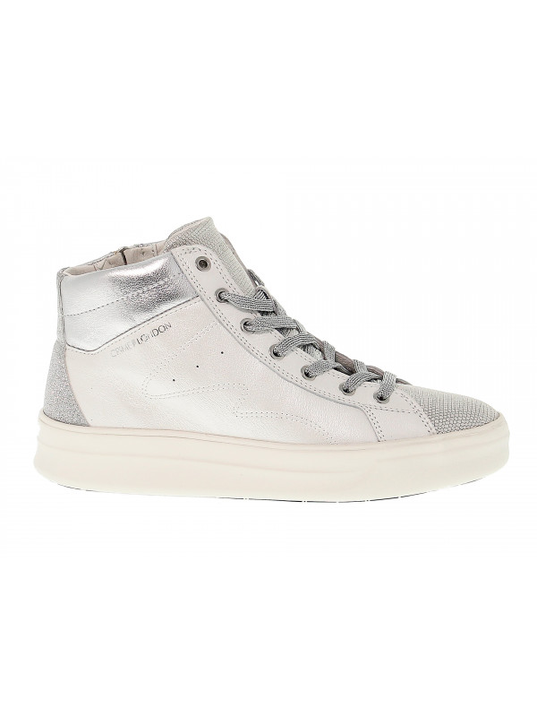 Sneakers Crime London HOXTON in pelle