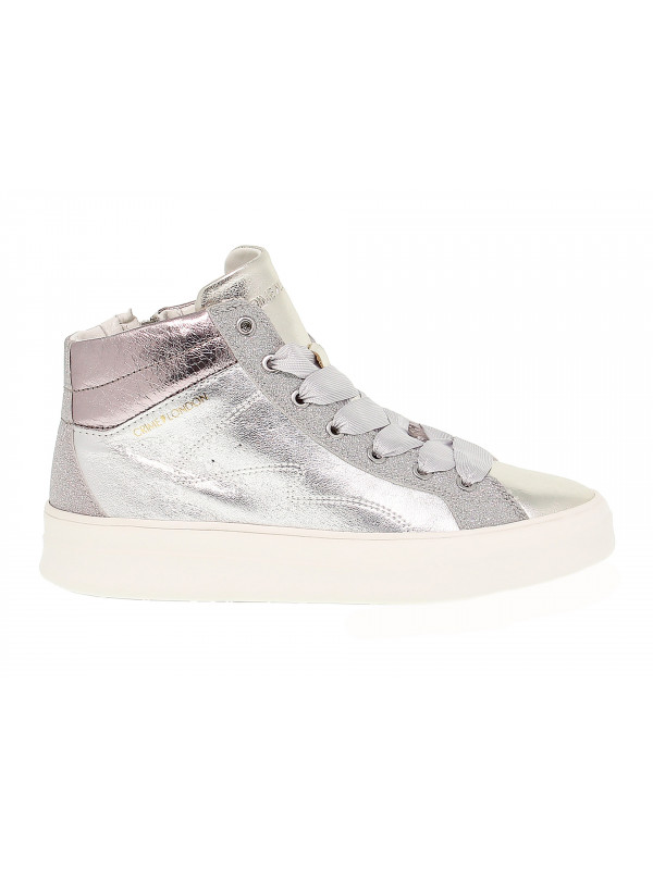 Sneakers Crime London HOXTON in pelle