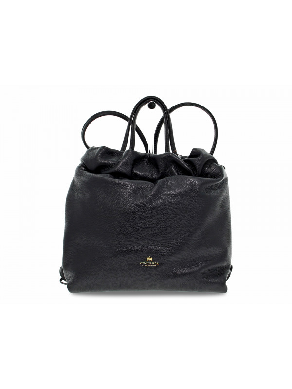 Zaino Cuoieria Fiorentina AIR BACKPACK in pelle nero