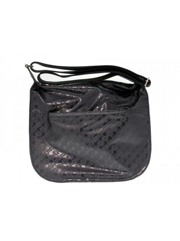 Borsa a tracolla Gherardini SOFTY CROSS BODY in tessuto e pelle nero -  Guidi Calzature - Nuova Collezione Primavera Estate 2022 - Guidi Calzature
