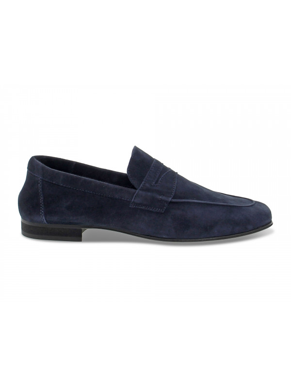 Mocassino Guidi Calzature DANDY in nabuk blu