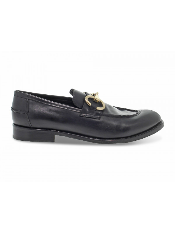 Mocassino Guidi Calzature COLLEGE GUCCI DANDY in pelle nero