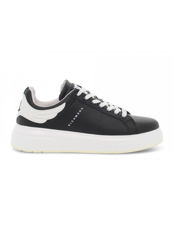 Sneakers John Richmond ALEXANDER MCQUEEN in pelle nero e bianco