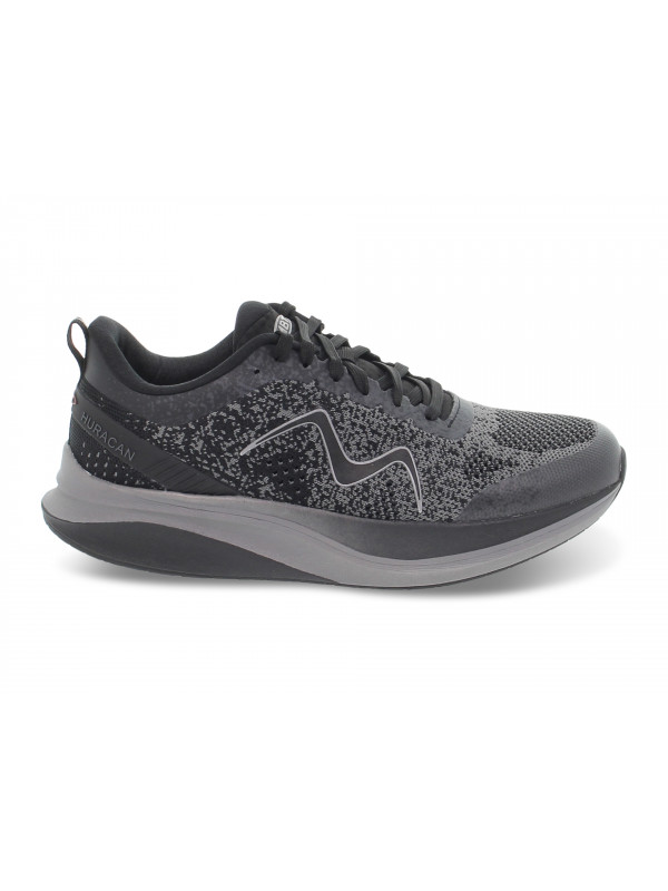 Sneakers MBT HURACAN 3000 LACE UP M in tessuto e ecopelle nero e grigio