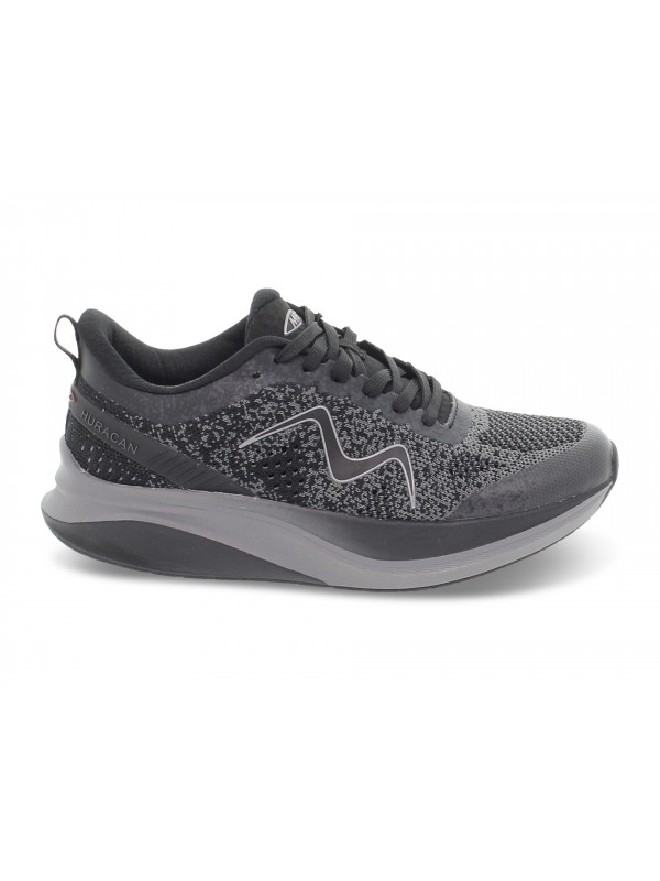 Sneakers MBT HURACAN 3000 LACE UP W in tessuto e ecopelle nero e grigio