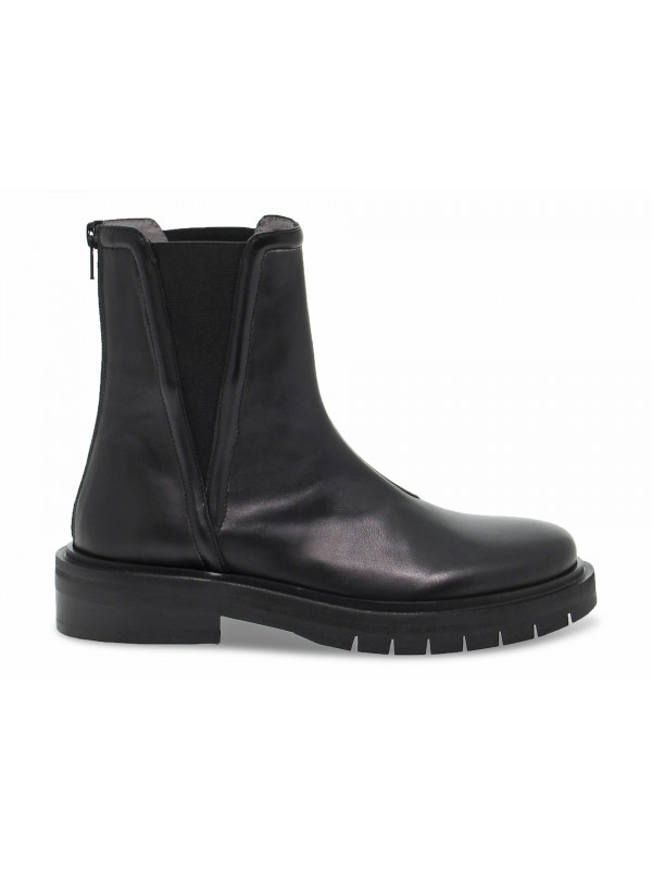 Tronchetto Poesie Veneziane STILE INGLESE in pelle nero Guidi Calzature Nuova Collezione Autunno Inverno 2024 Guidi Calzature