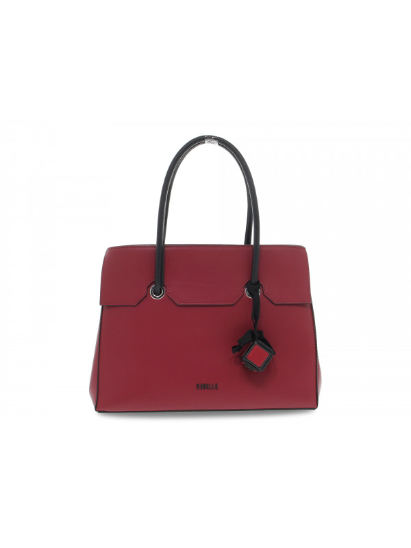 Borsa a mano Rebelle AZZURRA BIRKIN M RUGA in pelle bordeaux