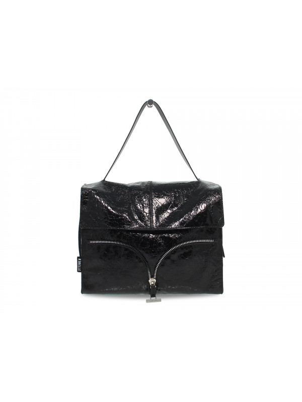 Borsa a tracolla Rebelle SATCHEL L NAPLAK in vernice nero