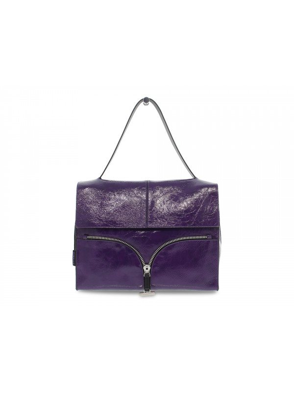 Borsa a tracolla Rebelle SATCHEL L NAPLAK in vernice viola