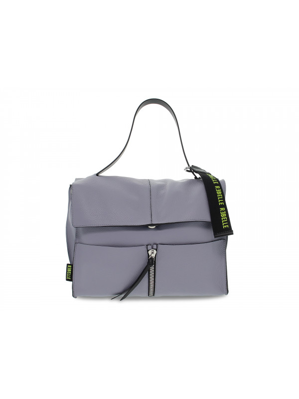 Borsa a tracolla Rebelle CLIO SATCHEL DOLLARO VIOLET in pelle viola