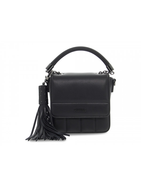 Borsa a mano Rebelle VIRGINIA MINIHANDBAG NAPPA ROMANTIC GOTH in pelle nero