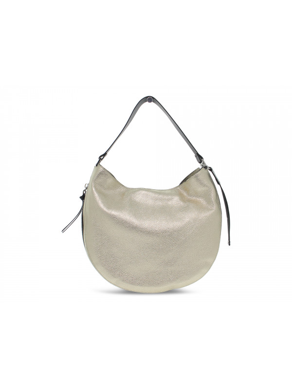 Borsa a tracolla Rebelle ZARA HOBO DOLLARO in laminato oro