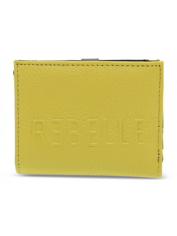 Portafoglio Rebelle ZIPAROUN S DOLLARO LIME in pelle lime