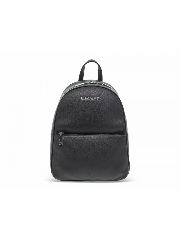 Zaino Ermanno Scervino BACKPACK MAVIS in ecopelle nero - Guidi ...