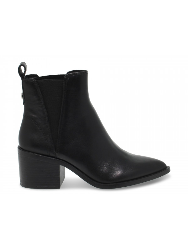 Polacco Steve Madden AUDIENCE BLACK LEATHER in pelle nero