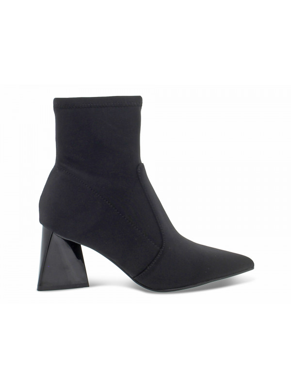 Polacco Steve Madden ENLIST BLACK FABRIC in tessuto e micro nero