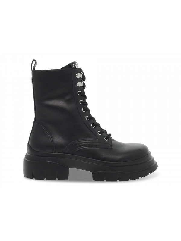 Polacco Steve Madden HANGOUT BLK ACTION LEATHER in pelle nero