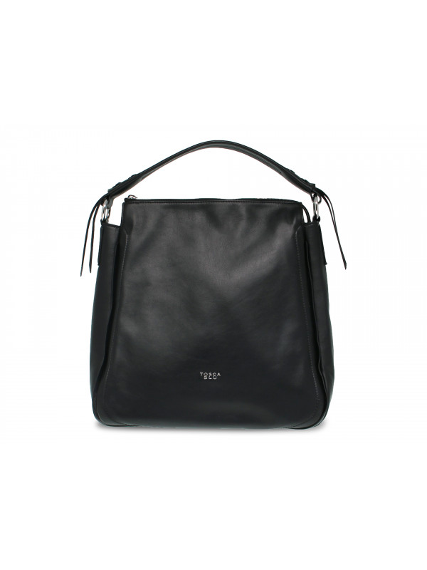 Borsa a mano Tosca Blu NICOLE DUFFEL BAG in pelle nero