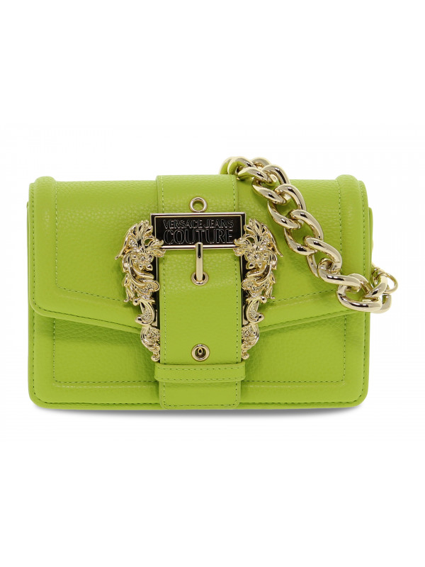 Borsa a mano Versace Jeans Couture JEANS COUTURE RANGE F SKETCH 16 BUCKLE GRAINY in pelle lime