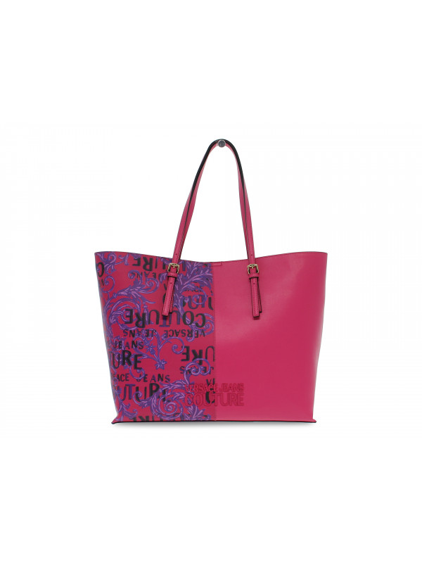 Shopping bag Versace Jeans Couture JEANS COUTURE RANGE P SKETCH 6 ROCK CUT in saffiano fucsia e viola
