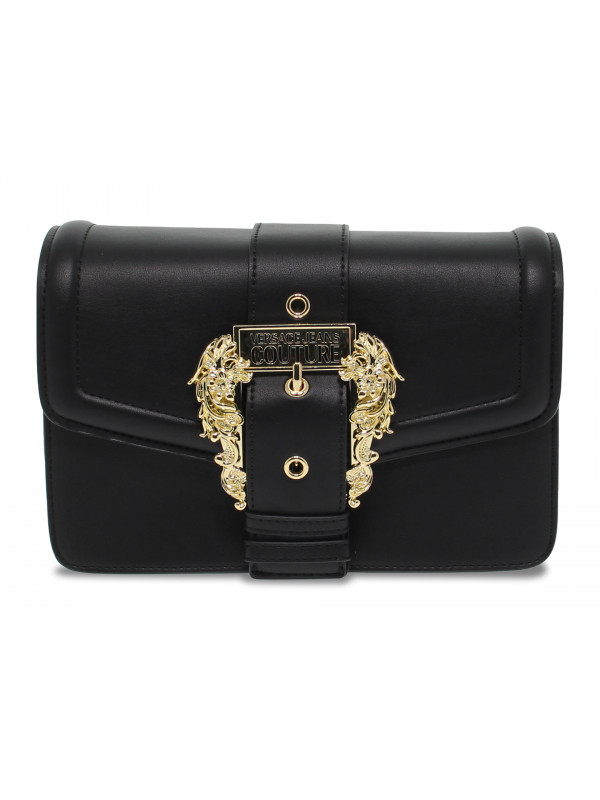 Borsa a mano Versace Jeans Couture JEANS COUTURE BUCKLE BASIC in nappa nero