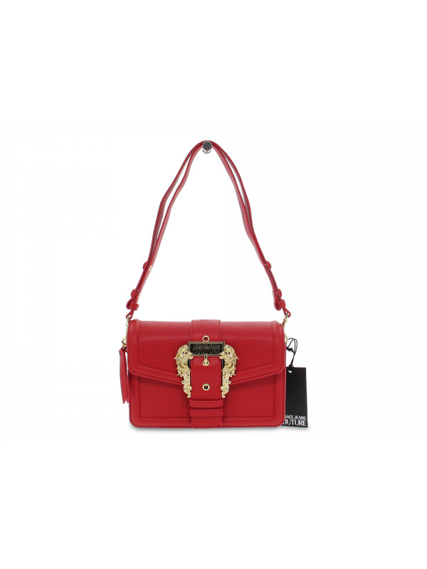 Borsa a mano Versace Jeans Couture JEANS COUTURE LINEA F DIS 1 BUCKLE in nappa rosso