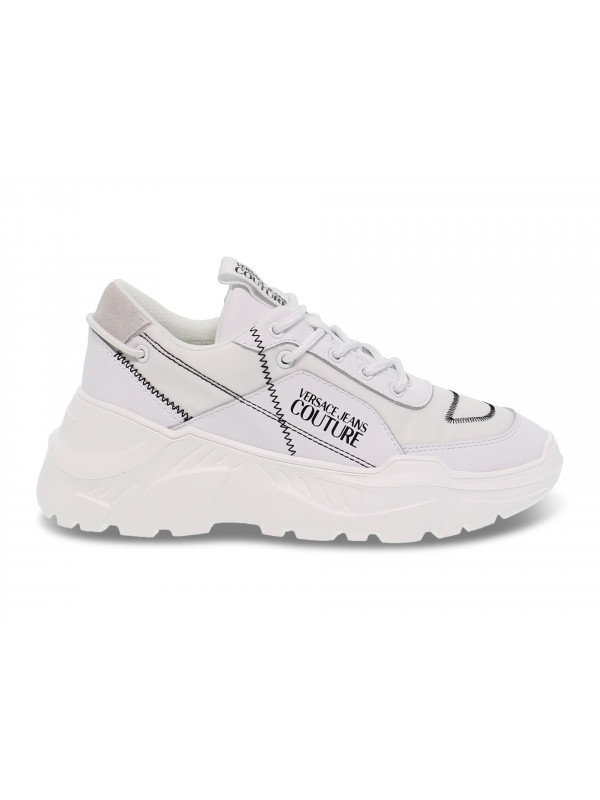 Sneakers Versace Jeans Couture JEANS COUTURE SPEED in pelle e nylon bianco