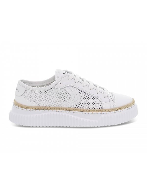 Sneakers Voile Blanche MAIORCA MESH in pelle bianco