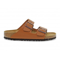 Sandalo basso Birkenstock ARIZONA in pelle cuoio