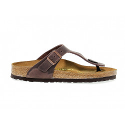 Sandalo Birkenstock GIZEH in pelle habana