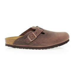 Sandalo Birkenstock BOSTON in pelle habana