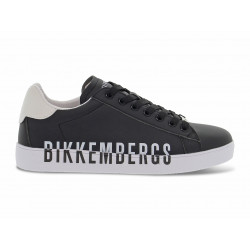 Sneakers Bikkembergs EXTRALIGHT in microfibra nero e bianco