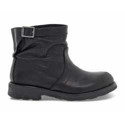 Tronchetto Bikkembergs VINTAGE BIKER MINI in pelle nero