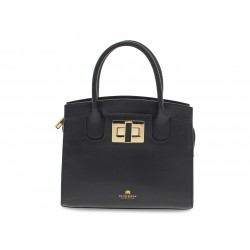 Borsa a mano Cuoieria Fiorentina BELLA MINI TOTE IN VITELLO MICRO GRAIN in pelle nero Donna Borsa a mano