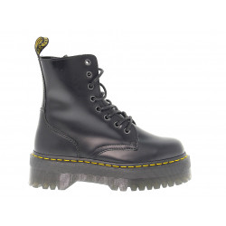 Polacco Dr. Martens JADON BLACK POLISHED SMOOTH in pelle nero Donna Polacco