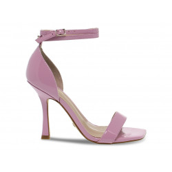Sandalo con tacco Guess SANDALO FERRAGNI in vernice rosa