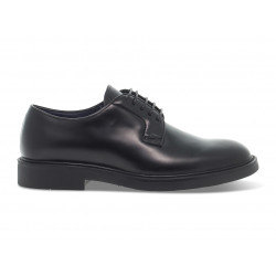 Stringata Guidi Calzature STILE INGLESE CHURCH'S in spazzolato nero Uomo Stringata
