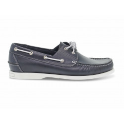 Stringata Guidi Calzature BARCA in pelle blu Uomo Stringata