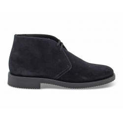 Polacco Guidi Calzature STILE INGLESE in camoscio blu Uomo Polacco