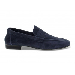 Mocassino Guidi Calzature DANDY in nabuk blu